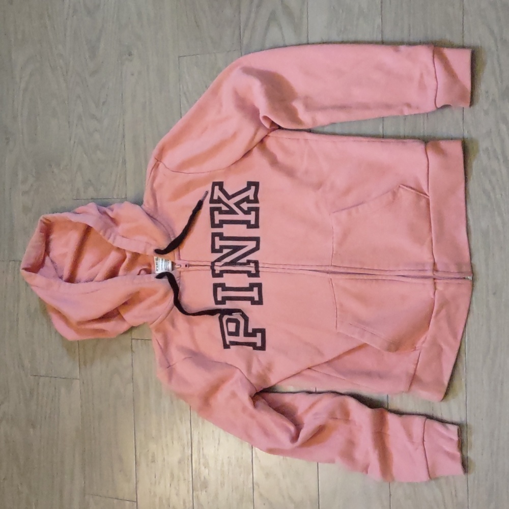 PINK zip up hoodie S